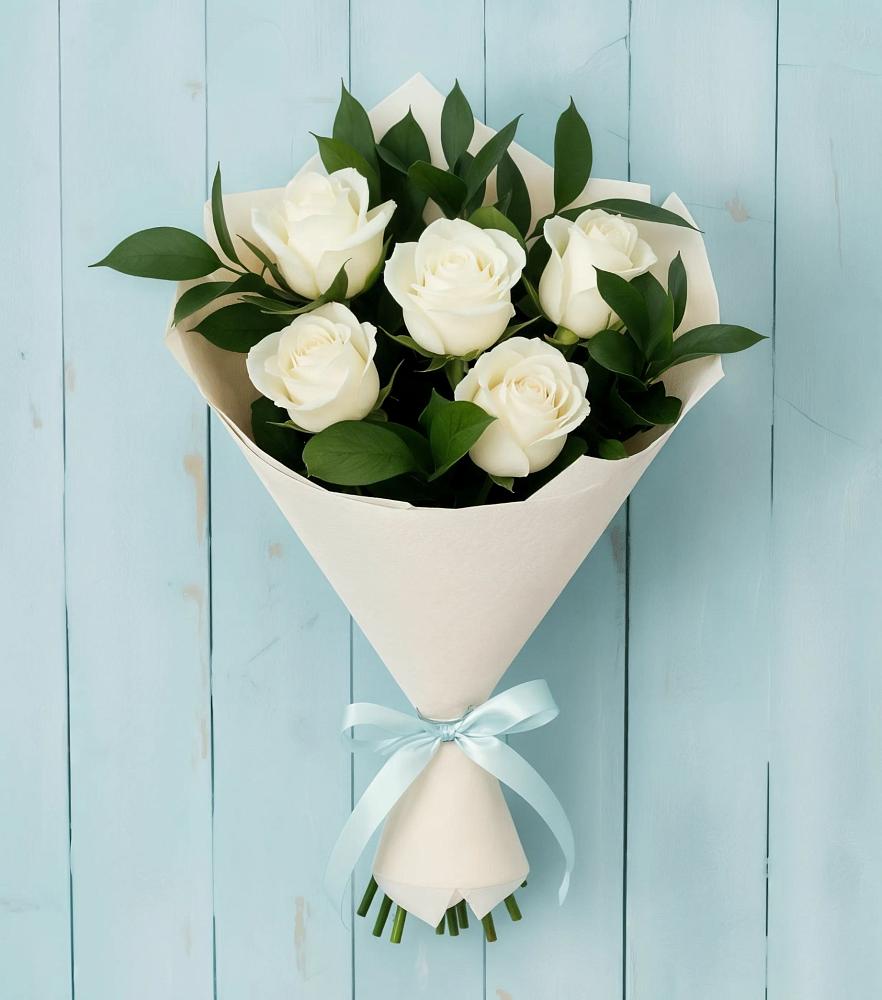 Букет цветов из: Розы в Цементном