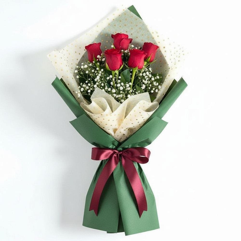 Букет цветов из: Розы в Цементном