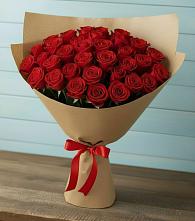 Букет Красные розы Милано в Цементном