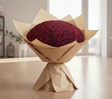 Букет 101 Красная роза в Цементном