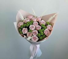Букет цветов из:  Розы и Хризантемы в Цементном