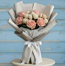 Букет цветов из:  Розы в Цементном