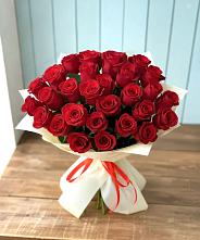 Букет 29 Красных роз в Цементном