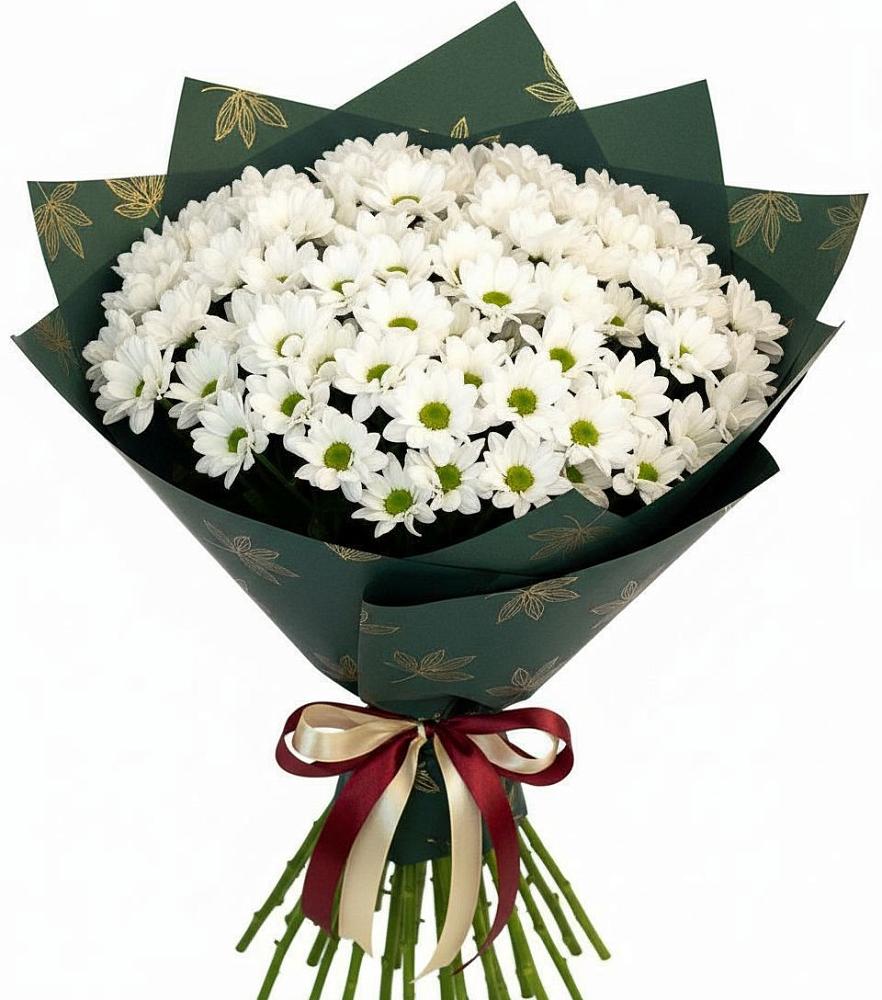 Букет цветов из: Хризантемы в Цементном
