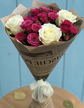 Букет цветов из:  Розы в Цементном
