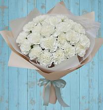 Букет цветов из:  Гвоздики в Цементном