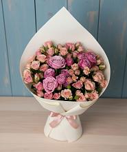 Букет цветов из:  Розы #REPLACE_PRED# Цементном