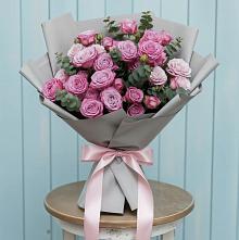 Букет цветов из:  Розы #REPLACE_PRED# Цементном